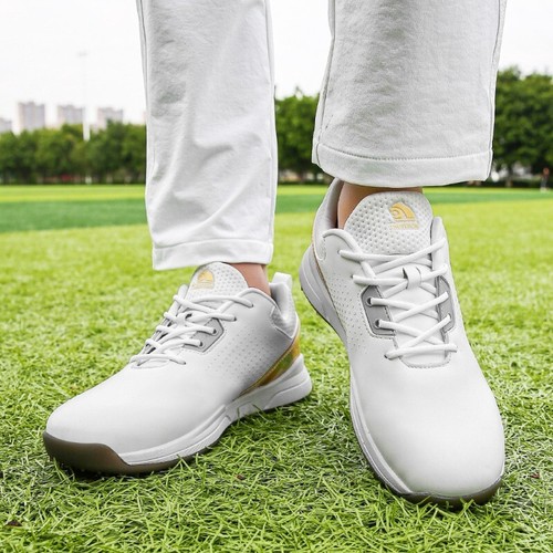 Herren Spikeless Golfschuhe Wasserdicht Anti-Rutsch Golf Trainingsschuhe Turnschuhe  - Bild 8 von 23