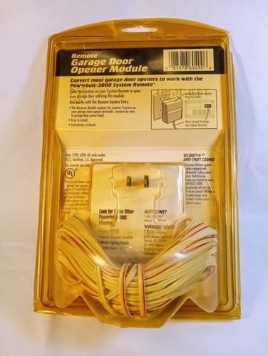 WEISER LOCK Powerbolt 3000 Remote Garage Door Opener Module NIP - Picture 3 of 7