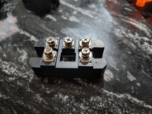 MDS100-16  Bridge Rectifier Diode 3 Phase,  100 Amps 1600 Volts, Aluminum Base - Picture 1 of 4