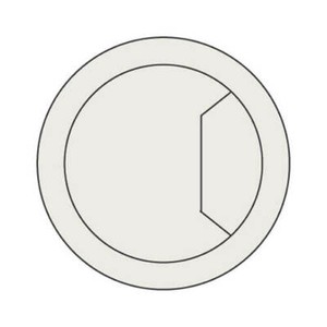 Trend Cti/80/pk1 Cable Tidy Insert 80 L/gry 3 off