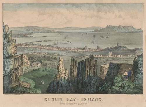 Póster - Mapa pictórico vintage de la bahía de Dublín Irlanda (1907) - Imagen 2 de 21