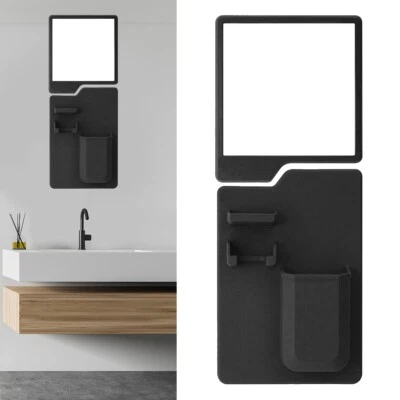 Removable Razor Rack Shower Mirror with Suction Man Shaving Refined Fashionable