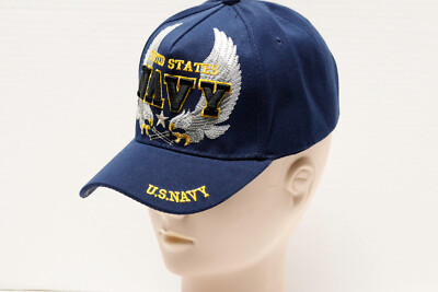 U.S. NAVY EAGLE WINGS Cap/Hat, BLUE, New *Free Shipping* | eBay