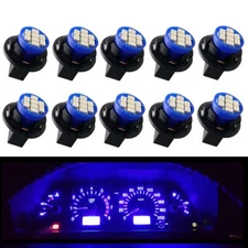 Fits Olds 10X Blue 8 LED Dashboard Instrument Panel Indicator Light Bulb Socket