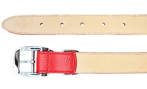 Handmade Genuine Leather Adjustable Dog Collar - MADE IN THE USA - Picture 52 of 88