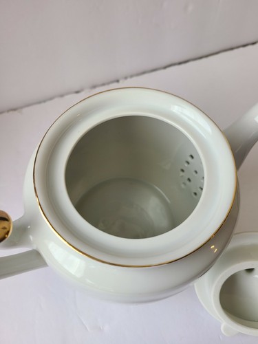 Kutani China Porcelain Gold Hayasi Fuji Pagoda Teapot W/Lid - Bild 8 von 10