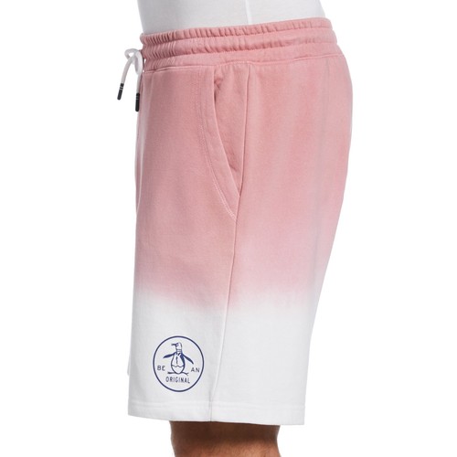 NEW Original Penguin Ombre Slim Fit Fleece Shorts Sweatshorts MENS XXL $98. - Picture 2 of 7