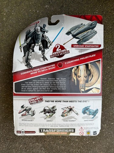 2009 Star Wars Transformers Crossovers General Grievous to Grievous' Starfighter - Picture 2 of 8