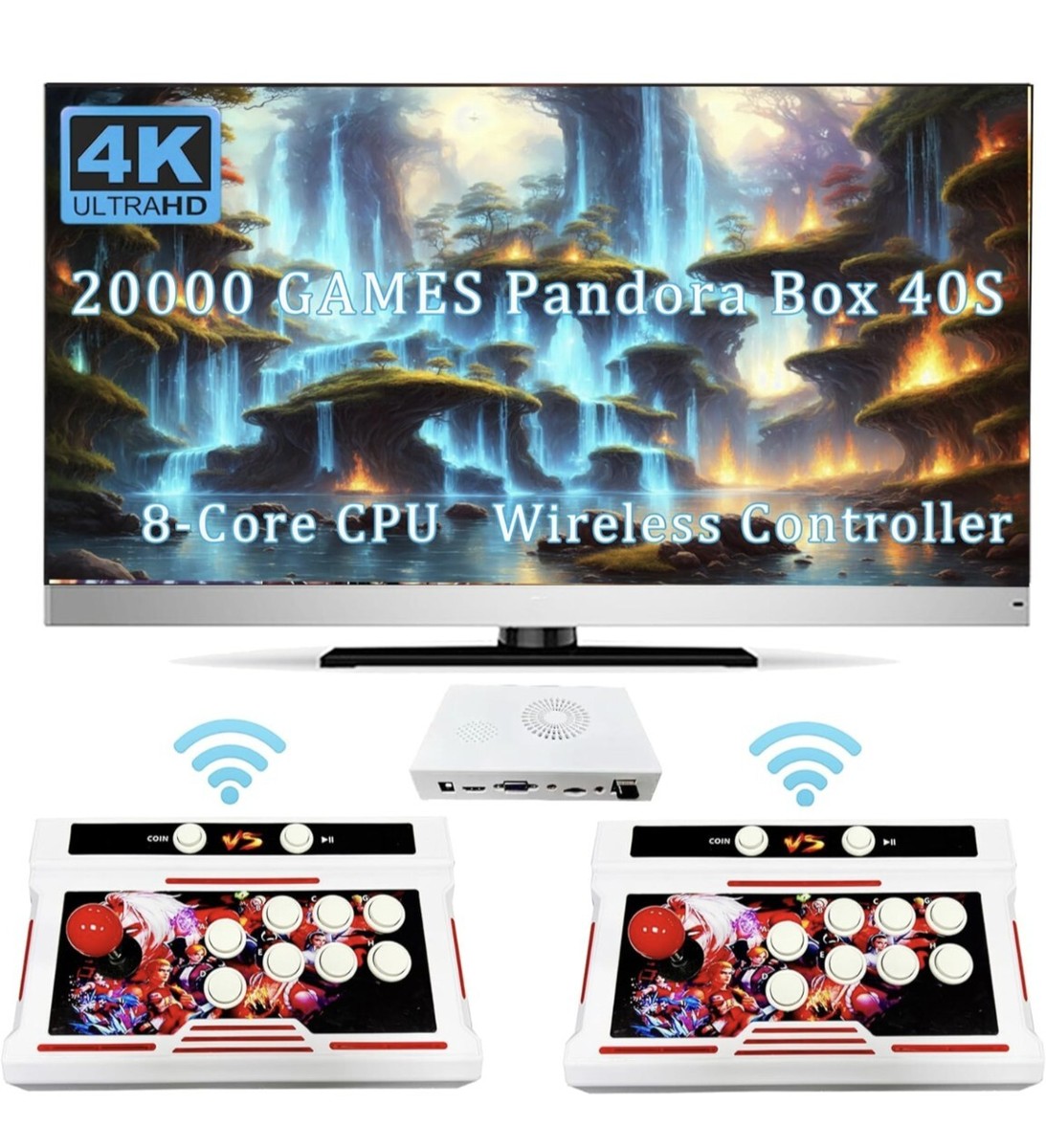 20000 in 1 Wireless Pandora Box Arcade 58S 3D Bluetooth 20000 in 1 Wireless Pandora Box Arcade 58S 3D Bluetooth