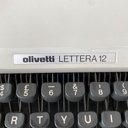 olivetti lettera 12 Typewriter NoChecked - 第 4/7 張圖片