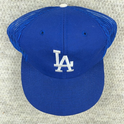 Cappello berretto vintage Los Angelos Dodgers maglia snapback camionista anni 90 logo semplice uomo - Foto 2 di 7