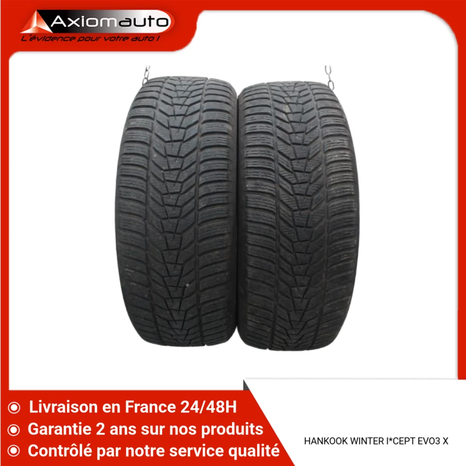 🇫🇷 Paire de pneus HANKOOK WINTER I*CEPT EVO3 X 255 60 17 106 H ♻️ - Photo 1/3