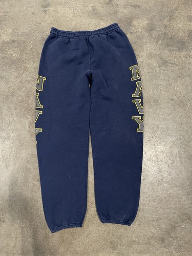 Vintage United States Navy Sweatpants Men's Medium Blue 50/50 Joggers Pants