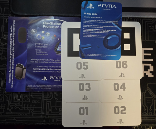 SONY PLAYSTATION PS VITA AR PLAY CARDS 1-6  - Picture 1 of 2