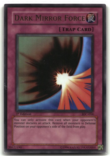 Dark Mirror Force [1st Edition] IOC-054 YuGiOh Invasion of Chaos card