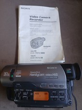 Sony CCD-TR910 NTSC Handycam Video Hi8 8mm Camcorder Camera Rec Tested /Booklet
