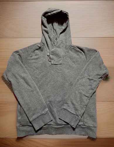 Felpa con cappuccio uomo Ralph Lauren Black Label in cotone grigio taglia media - Foto 1 di 8