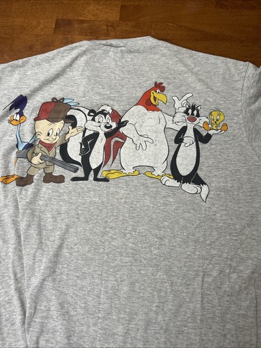 T-shirt vintage 1991 Warner Bros Acme Clothing Co Looney Tunes taglia unica made in USA - Foto 12 di 14