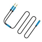  Headphones Adaptor Pc Splitter Cable for Headset Adapter Earphones