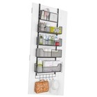 Adjustable Over The Door Organizer, Closet Door Organizer Heavy Duty Hanging 