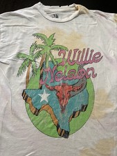 Willie Nelson Texas Modified Zion Rootswear T-Shirt, Tie-Dye, Size: Small