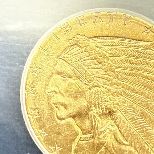 1925 D UNC BU MS62 Gold INDIAN $2.50 Coin Quarter Eagle ICG MS 62 NICE LUSTER! - Picture 3 of 15
