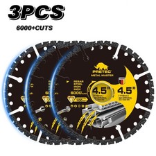 3"/4.5"/5" Diamond Cut-Off Wheel–Durable Metal Cutting Disc for Angle Grinder