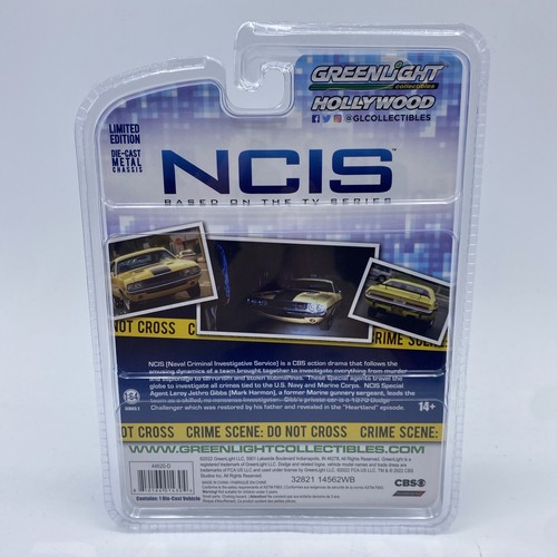Greenlight Hollywood Series: Gibbs' Dodge Challenger "NCIS" 1/64 Scale - Picture 2 of 2