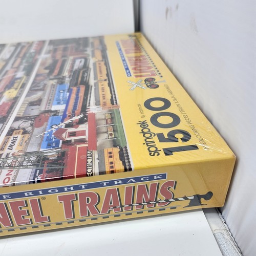 Lionel Trains On The Right Track Puzzle 1500 PC Springbok Brand New Sealed 1994 - Picture 7 of 12