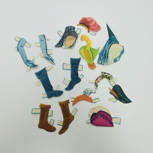 Vintage Ballet Paper Dolls Male Female Dancers Set w/ Outfits Costumes Nostalgic - Picture 10 of 10