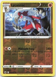 Lycanroc 074/159 Crown Zenith Reverse Holo