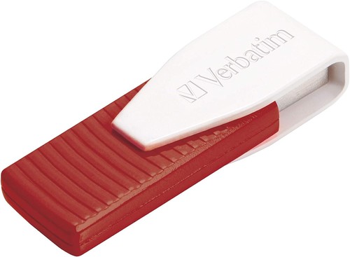 Verbatim 49814 Store 'n' Go Swivel 16 GB USB 2.0 Drive - Red Red 16GB - 第 2/8 張圖片
