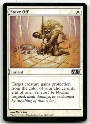 Stave Off #36 (LP) Magic 2012 (M12) M12 Magic MTG