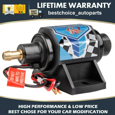 #ad 12V 5 9PSI Electric Inline Fuel Pump Low Pressure Boat Car Truck Universal 35GPH $23.99