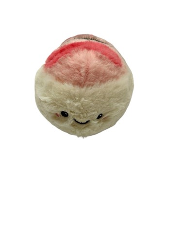 Squishable Comfort Food Shrimp Sushi 7” Plush Stuffed Toy White Pink