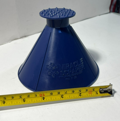 Miracle Scraper Ice Removal Tool For Heavy Duty Frost Blue Made In USA - Imagen 1 de 10