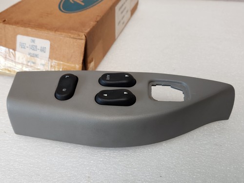 NEW OEM 1997-1998 FORD F150 F250 DRIVER CONTROL SWITCH BEZEL GREY F65Z-14528-AAD - Picture 8 of 18