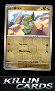 Pocket Scout - Reverse Holofoil Axew 044/064 Pokemon Common SV: Shrouded Fable Card NM