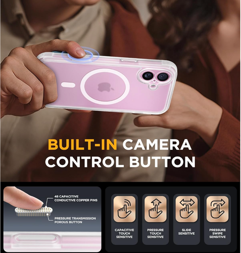 pour iPhone 16 Plus Coque Intégrale Qualité Militaire Verre Intégré Protecteur d'écran - Photo 3 sur 4