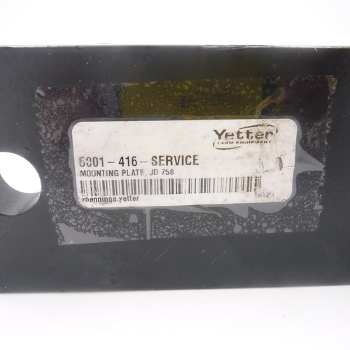 Yetter 6001-416-SERVICE Piastra di montaggio per John Deere 750 - Foto 3 di 3