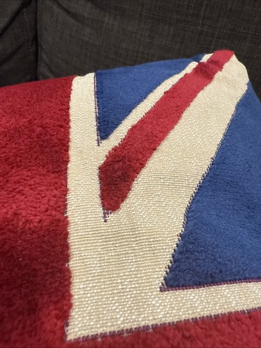 British Flag UK Union Jack Woven Tapestry Pillow 12”x18” Rectangular Throw Decor - Picture 15 of 17