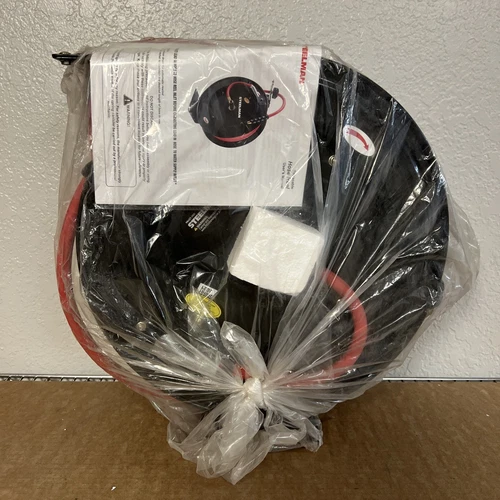 Steelman Enclosed Spring Pneumatic Hose Reel with 35-Foot 3/8 in. Hose 98457-IND