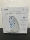 PureSpa Breeze USB Aroma Diffuser Color-Changing LED Light – Portable & Quiet