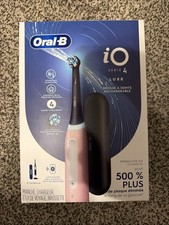 Oral-B iO Series 4 Luxe Electric Toothbrush Pink - New Sealed - Travel Case