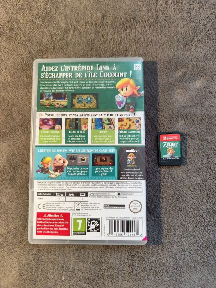 The Legend Of Zelda Link's Awakening Nintendo Switch FR TBE - Photo 2/2