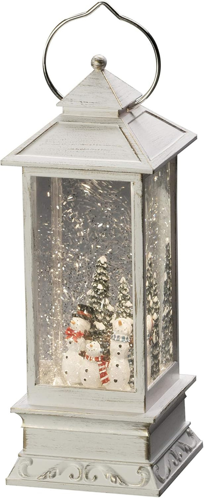 - Lanterna LED Con Palla Di Vetro E Neve