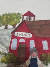 Vintage 80s Screen Stars T Shirt XL School Frenship Graphic Made In USA H1.1