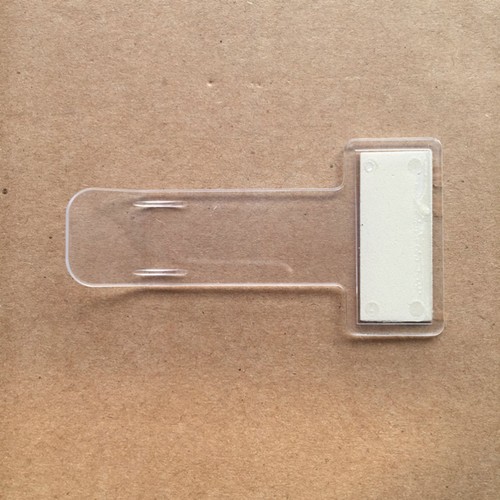 Carpeta de billetes de plástico ambiental transparente para estacionamiento de vehículos 2 piezas - Imagen 4 de 11