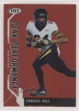 2019 Sage Hit Premier Draft Peak Performance Red /25 Emanuel Hall Rookie RC