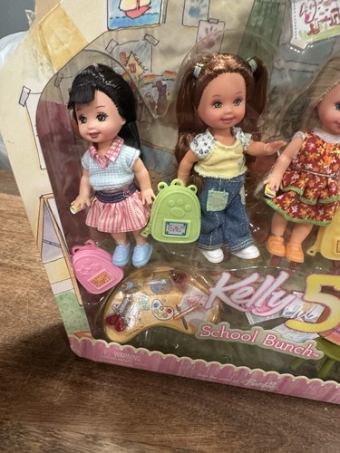 Barbie Kelly Club 5 School Bunch Five Puppen Spielset Mädchen Mattel 2005 J5918/5916 - Bild 2 von 15
